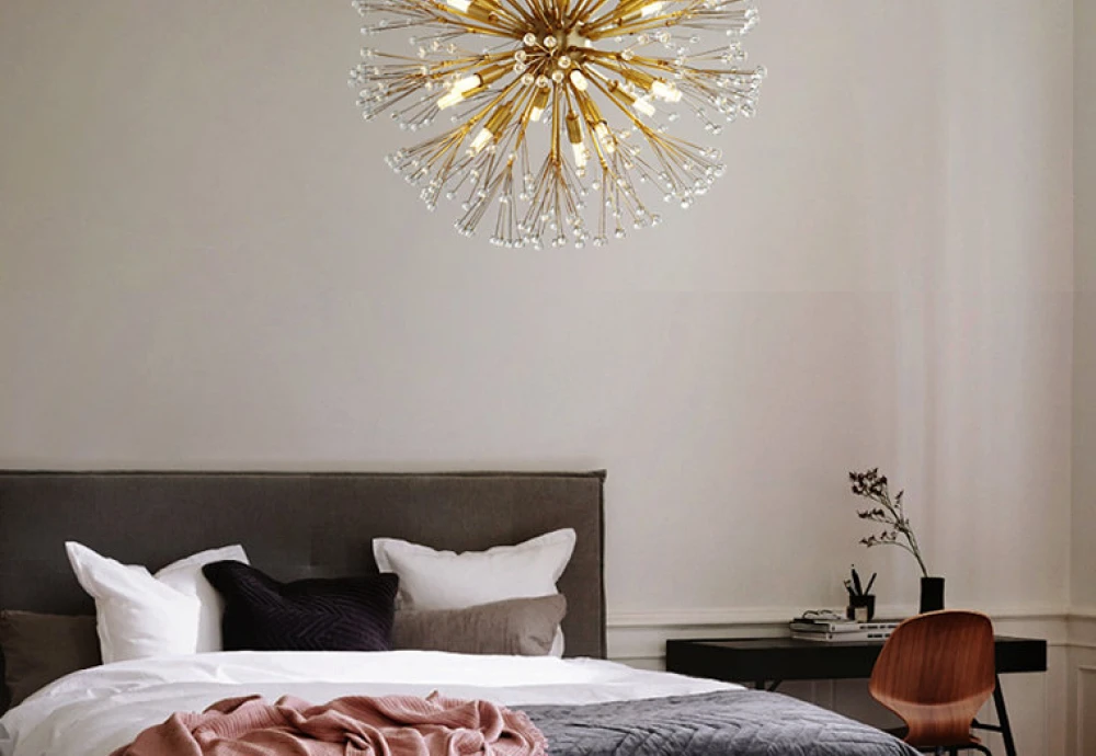 beaded crystal chandelier