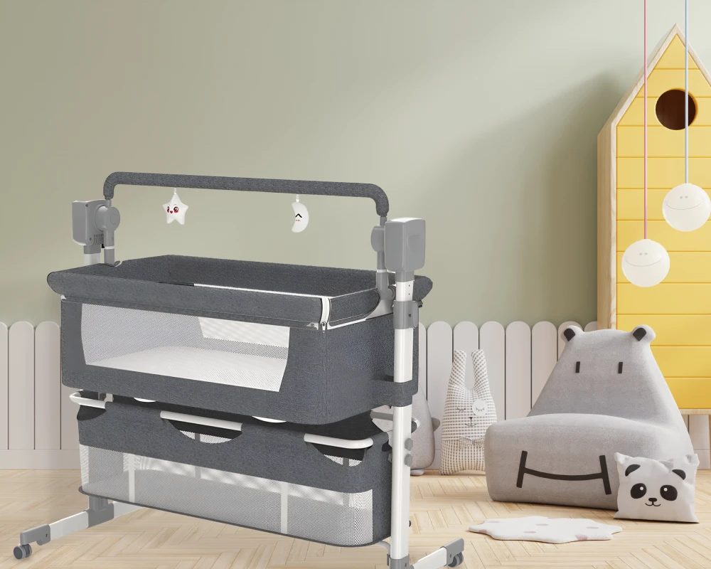 bassinet that rocks baby to sleep